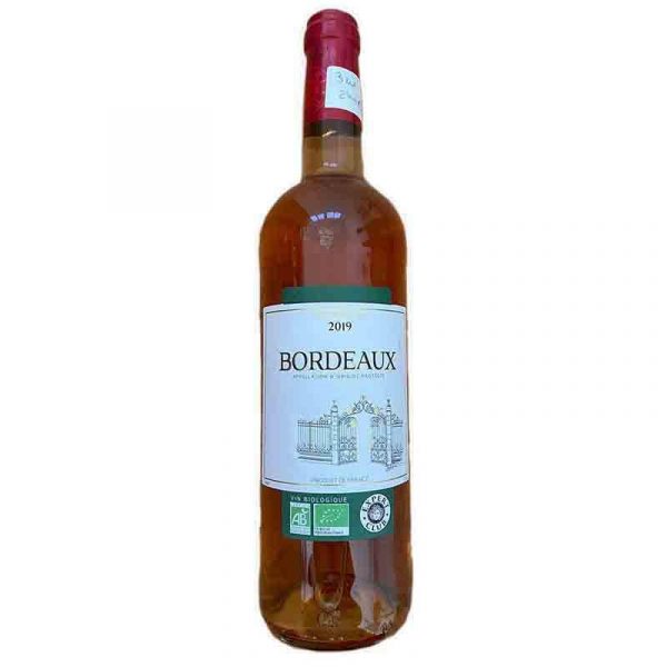 Vino rosado Bordeaux 2019