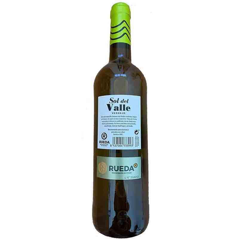 Vino blanco Sol del Valle Rueda Verdejo 2018 - Imagen 3